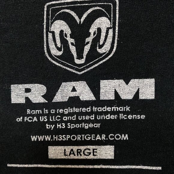 Dodge Rams Guts Glory American Pick-Up Truck Promo Tee Large - Picture 4 of 4